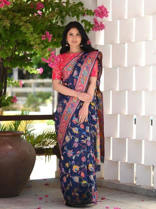 Ddf501 Banarasi Soft Silk Designer Saree Catalogue
